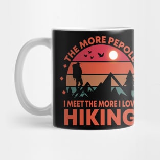 Hiking T - Shirt Design Mug